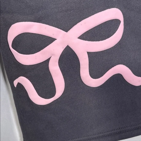 EDIKTED WOMENS BONNEY BOW DETAIL SWEATPANTS WIDE LEG SMALL NWT - Picture 6 of 8